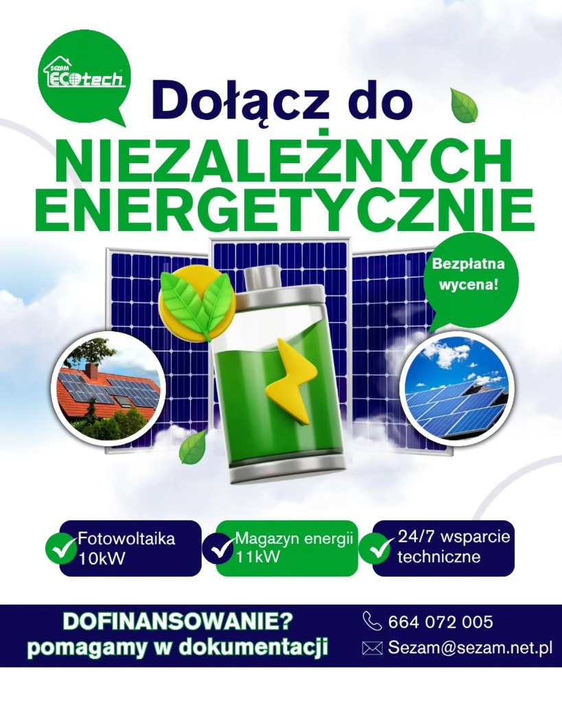 Postaw na NIEZALEŻNOŚĆ energetyczną!